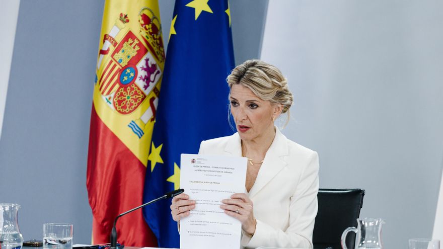 La vicepresidenta segunda y ministra de Trabajo y Economía Social, Yolanda Díaz.