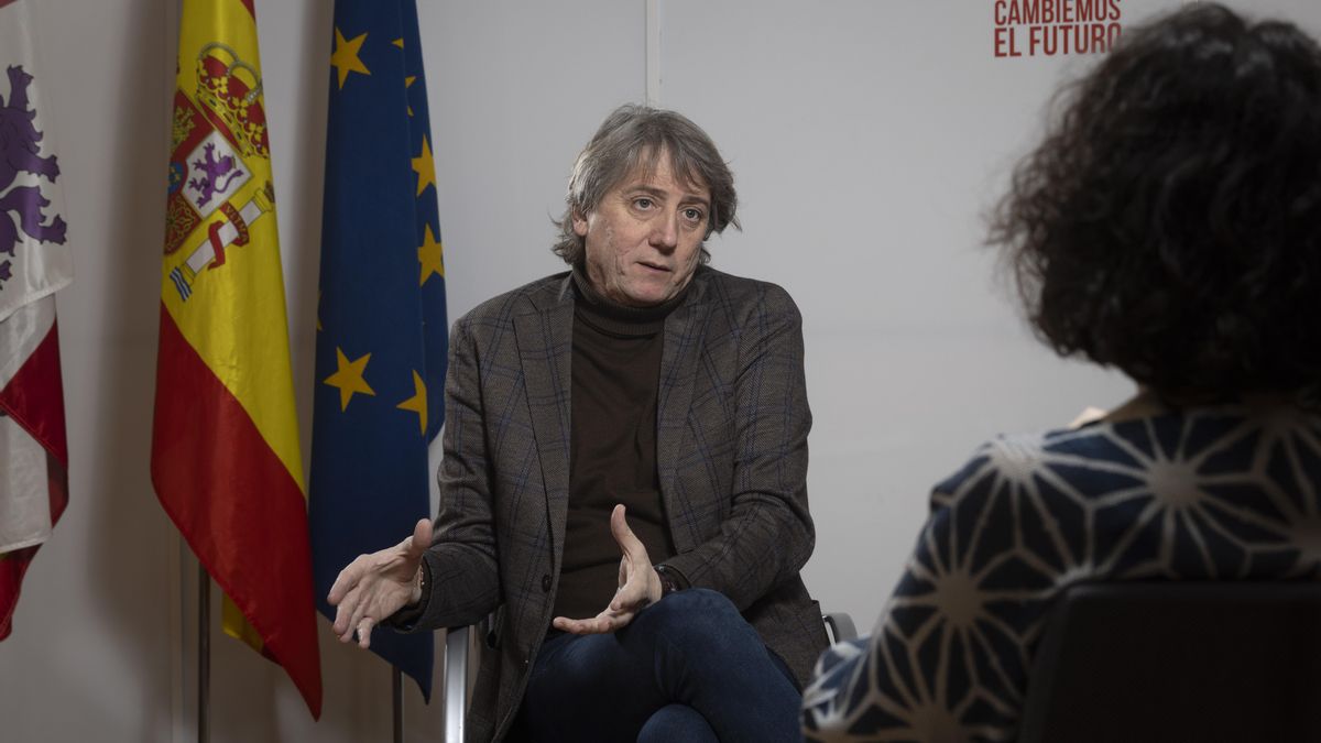 El candidato del PSOE a la Presidencia de la Junta de Castilla y León, Carlos Martínez.