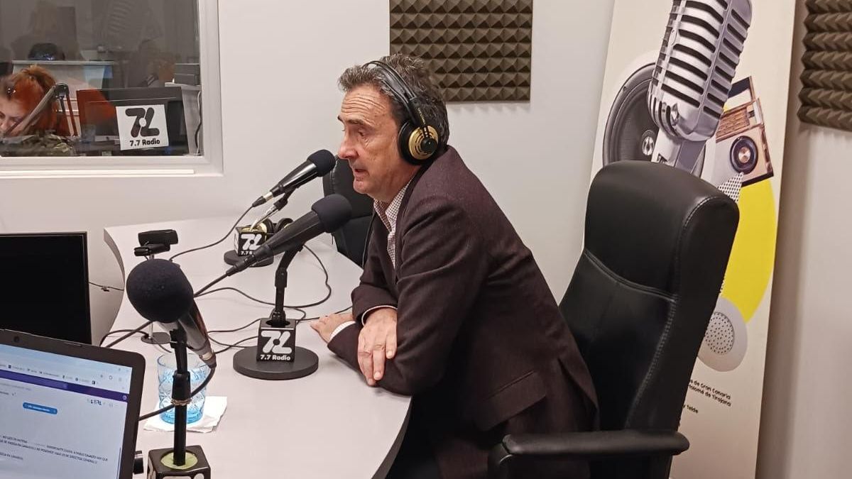 Pablo Casado durante la entrevista.