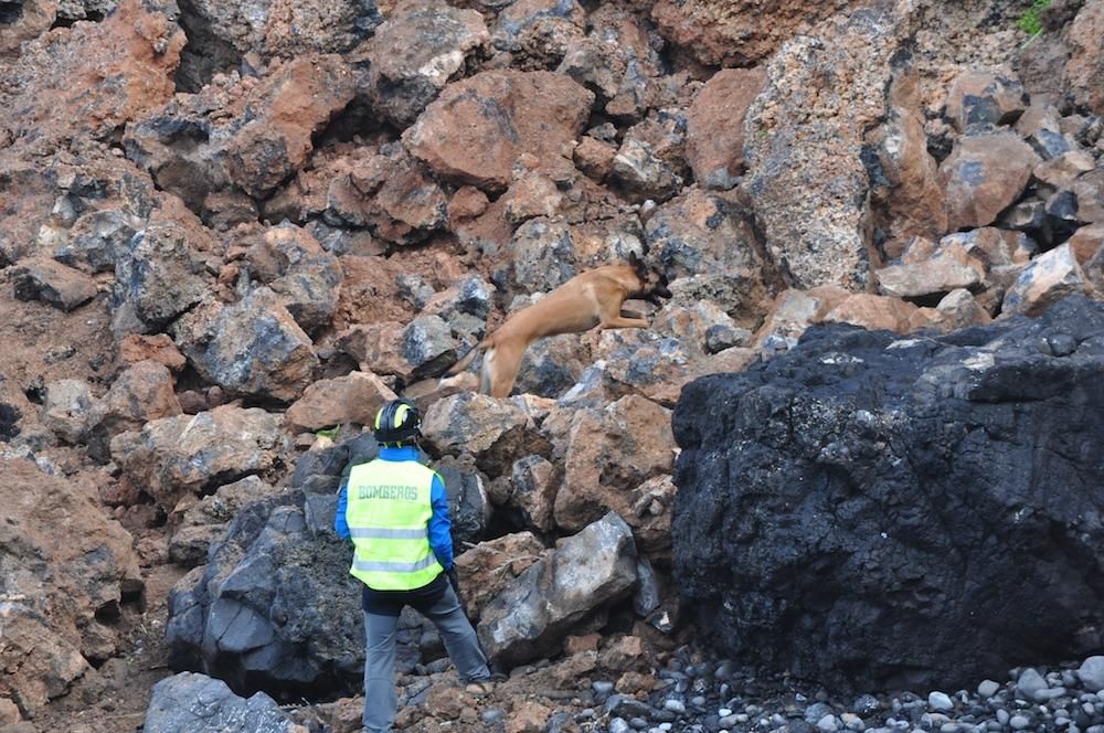 Derrumbe en La Isleta.