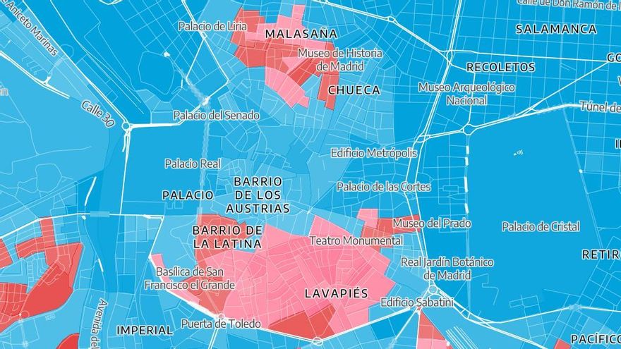 El PP aguanta como partido más votado en Madrid Centro, aunque la fuerza de Sumar y el PSOE da mayoría a la izquierda