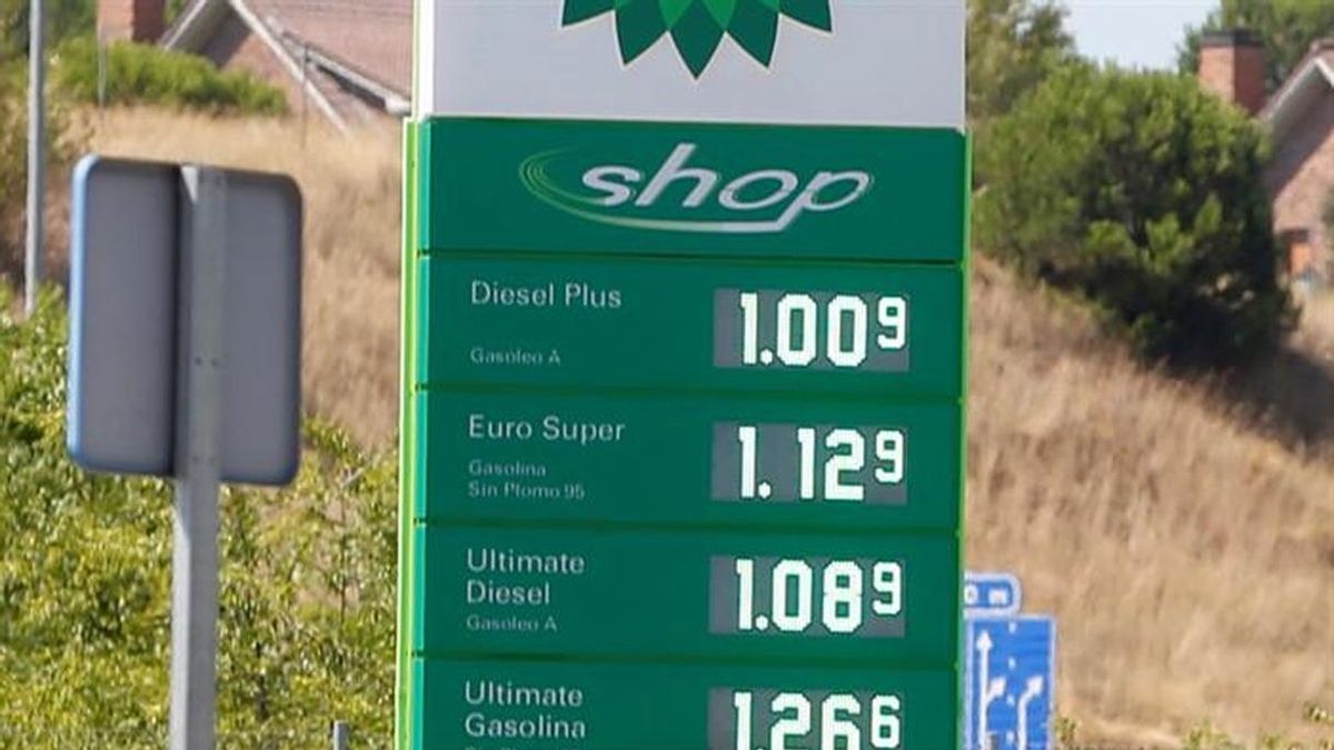 Una estación de servicio de BP.