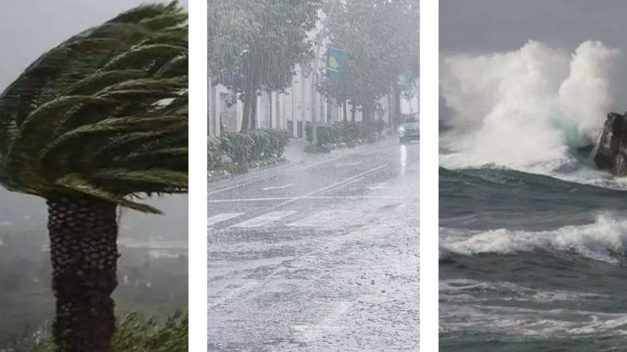 Canarias, en prealerta por tormentas, lluvias y oleaje por los efectos de la borrasca Garoé