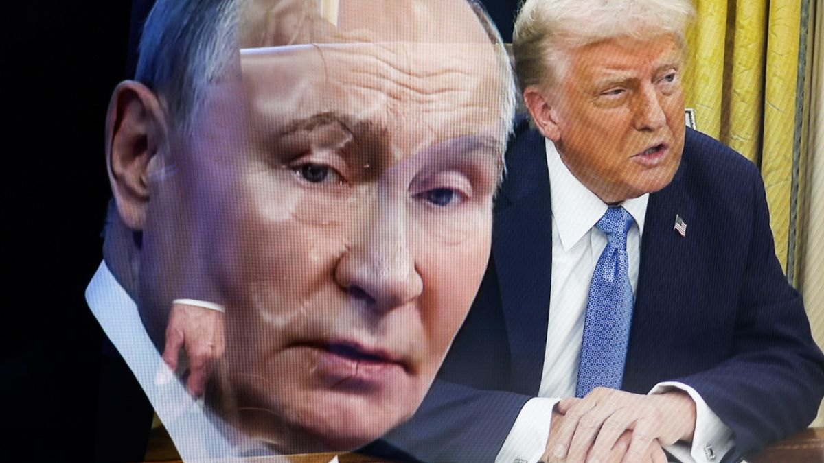 Montaje Donald Trump / Vladímir Putin