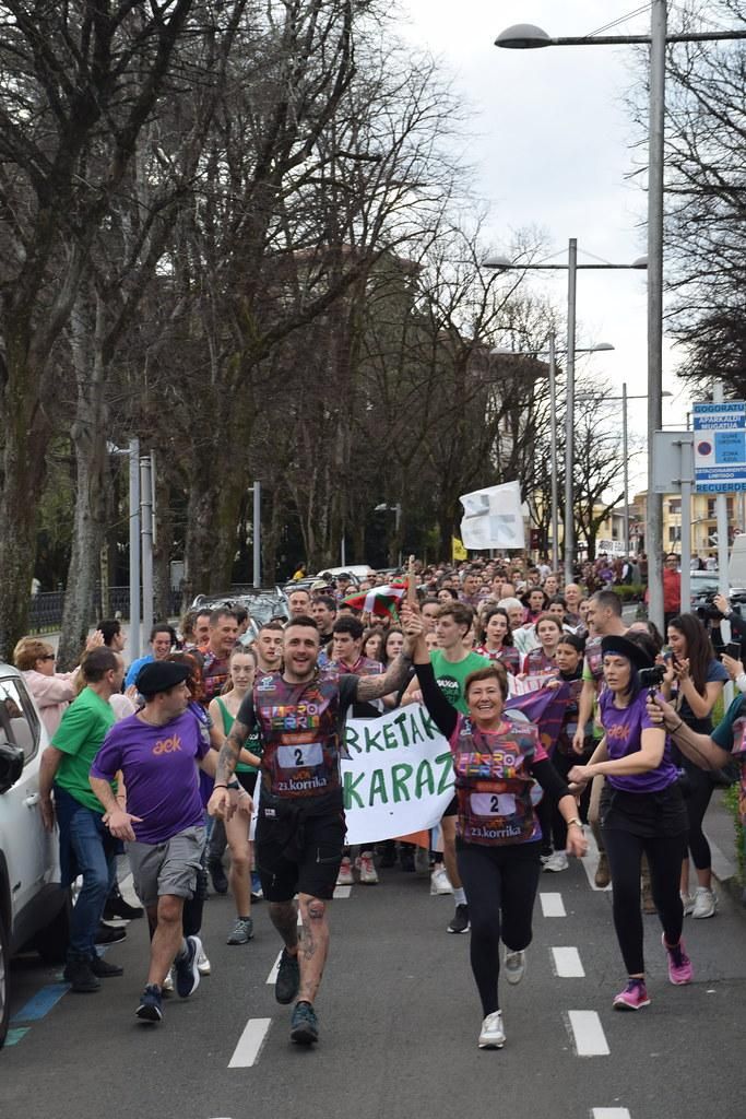 Así han sido los primeros kilómetros de la Korrika de 2024, en imágenes