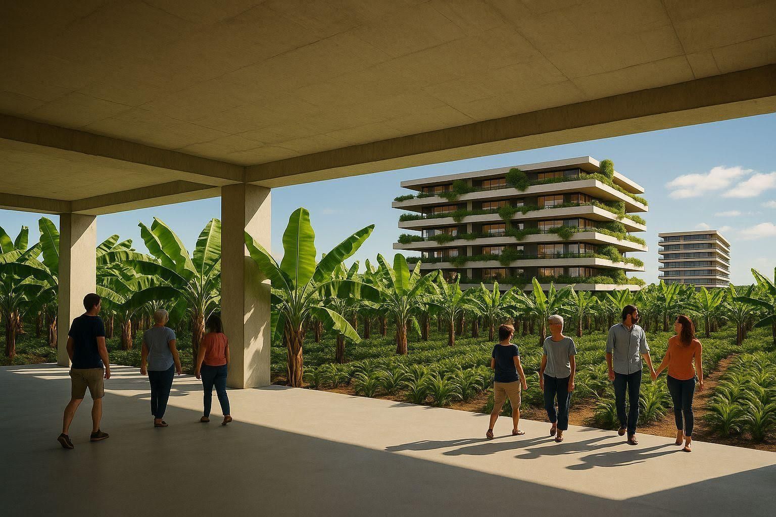 Recreación la futura ordenación del litoral aridanense.