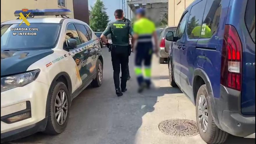 La Guardia Civil desmantela un punto de venta de hachís es un piso de Villamediana de Iregua