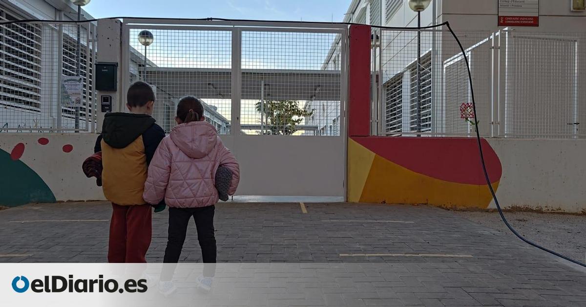 400 niños de un colegio de Catarroja afectado por la dana, sin la calefacción a 5 grados en las aulas