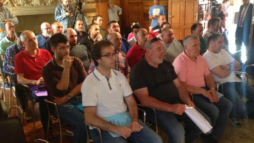 Buena parte de los trabajadores contratados este año para el Plan de Empleo Forestal 2018.