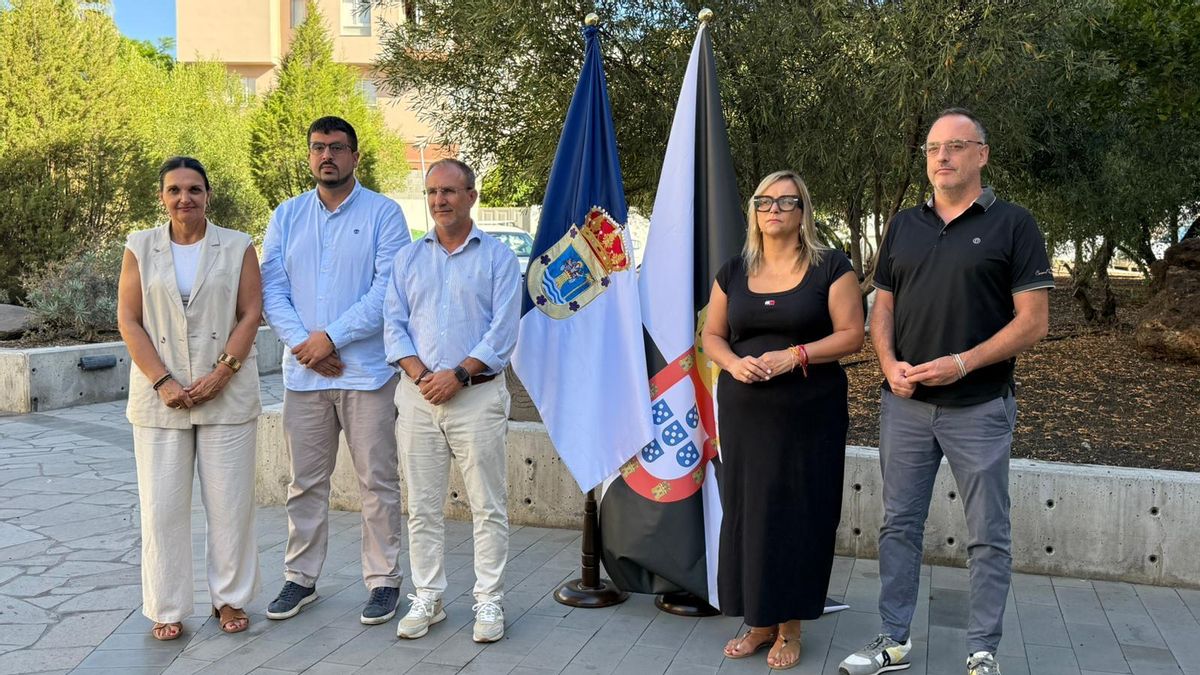 Representantes del Cabildo de La Palma han mostrado  este miércoles su apoyo a Ceuta.