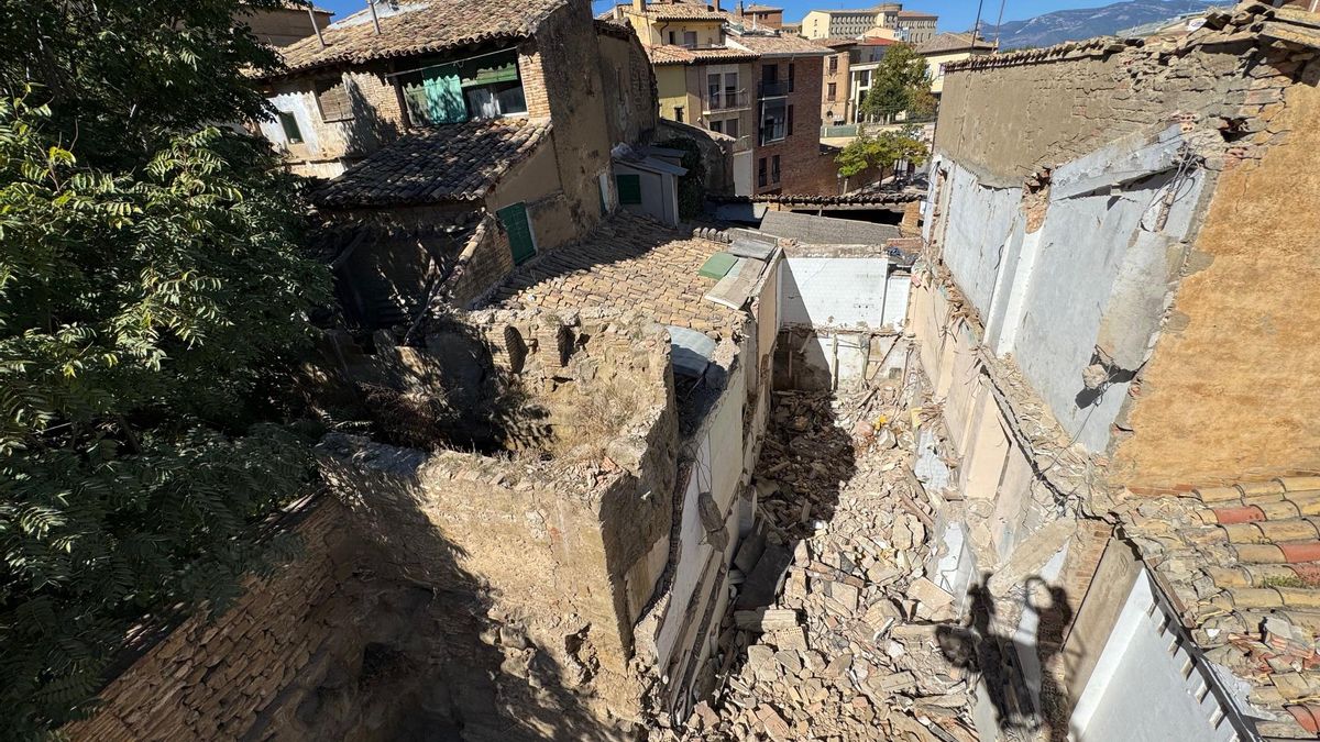 Imagen de la zona que se ha demolido