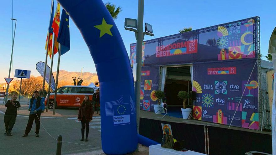 El exterior del Palau D'Esports L'Illa de Benidorm