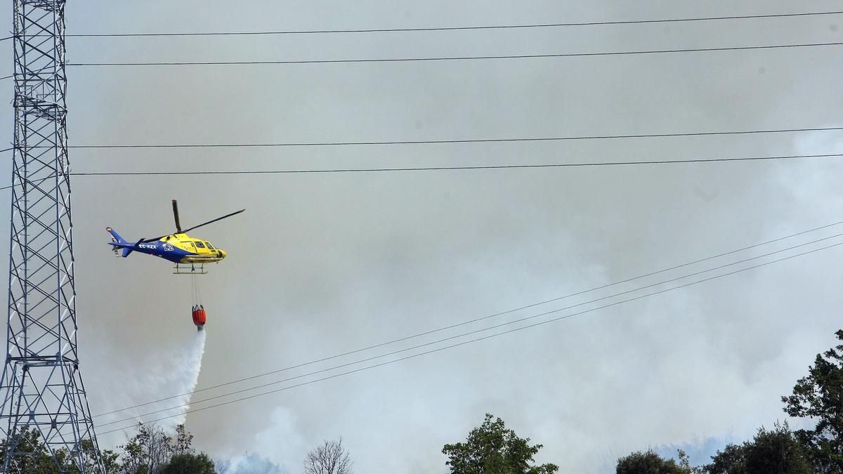 Un incendio presumiblemente accidental quema en Villamoratiel de las Matas 20 hectáreas agrícolas