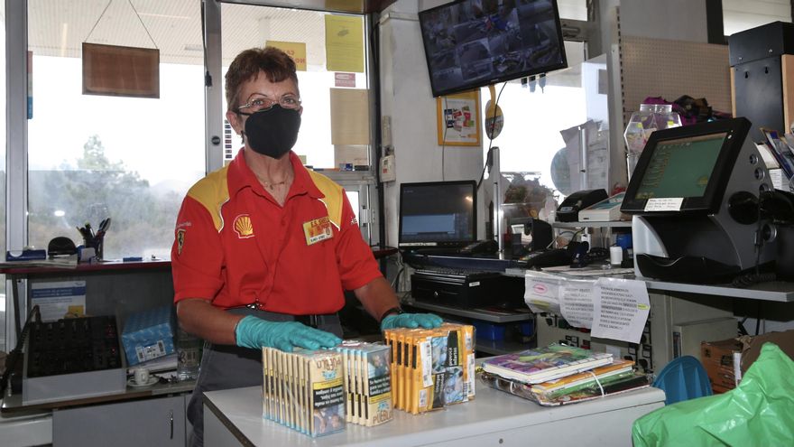 Blanca, trabajadora de la gasolinera Shell de El Paso.
