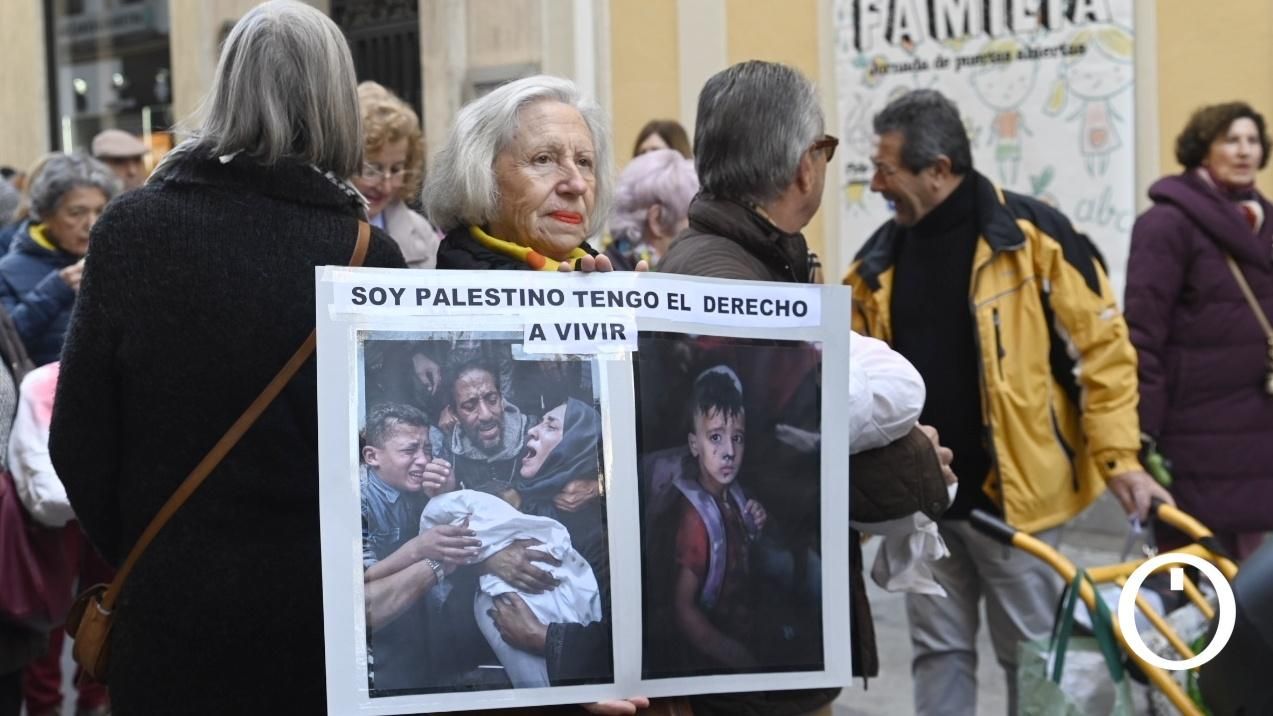 Manifestación por el pueblo Palestino.
