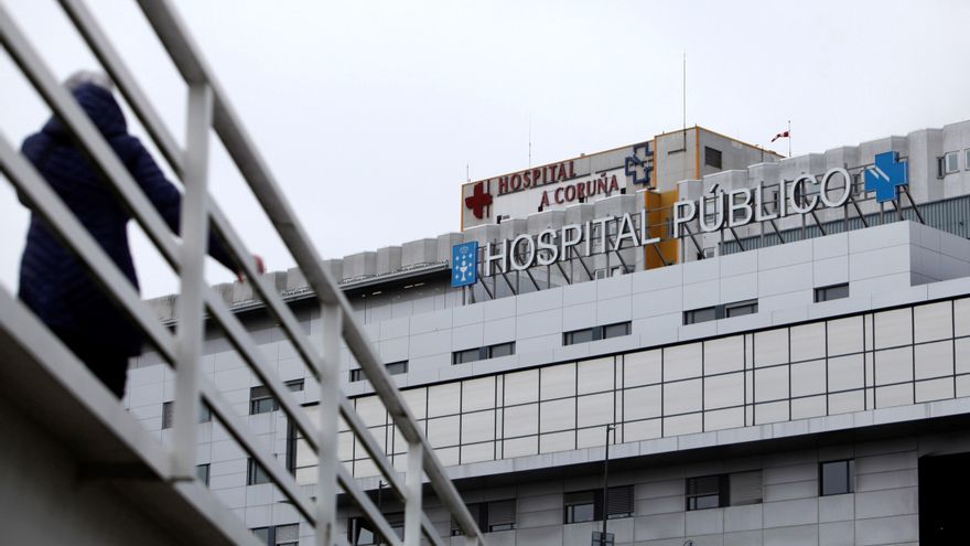 Parte de la fachada del Complejo Hospitalario Universitario de A Coruña (CHUAC). EFE/Cabalar/Archivo