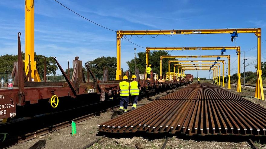 Carriles en Casa Branca para colocar entre Évora y Elvas
