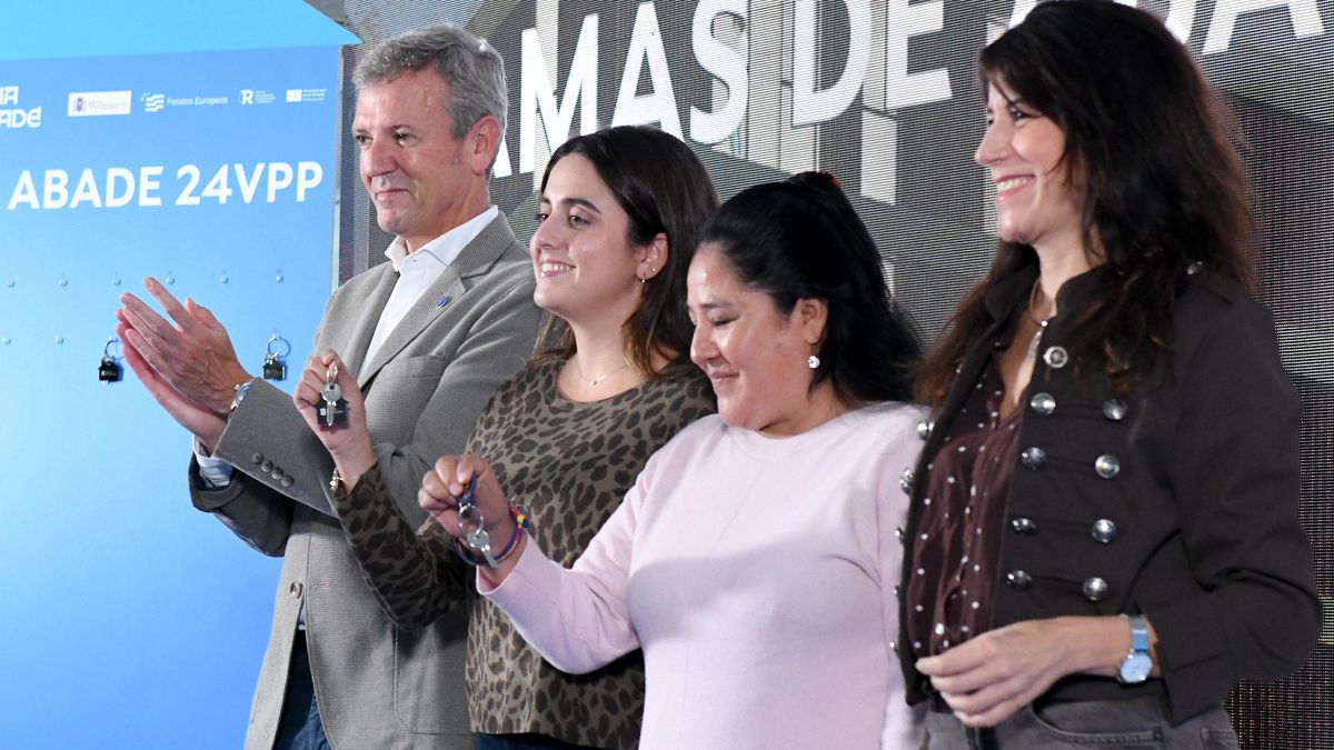 Dos de las beneficiarias entre Rueda y Allegue
