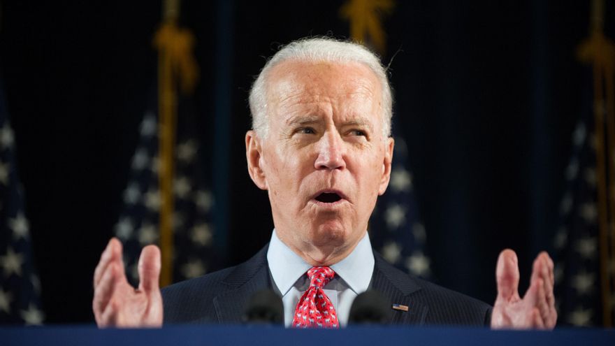 El candidato demócrata a la Presidencia de EE.UU., Joe Biden. EFE/EPA/TRACIE VAN AUKEN