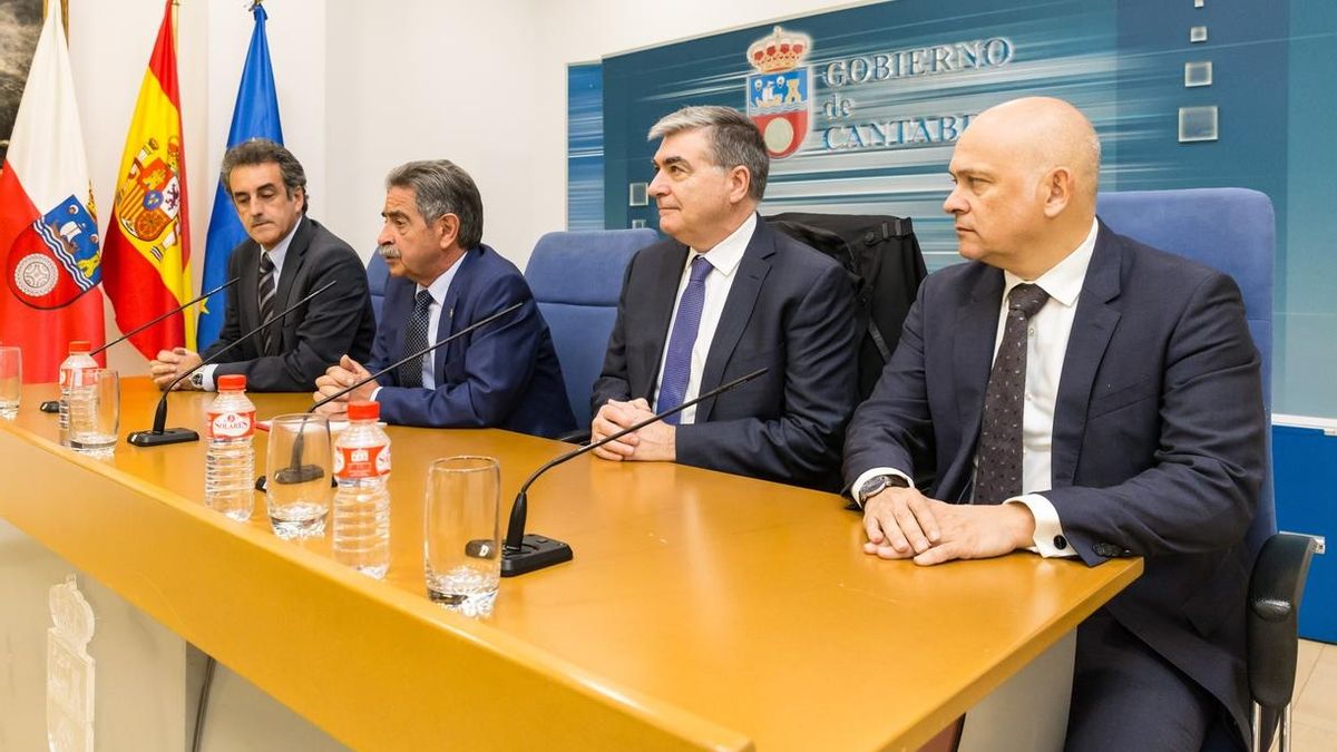 Rueda de prensa de presentación del proyecto de Emérita Resources. | RAÚL LUCIO