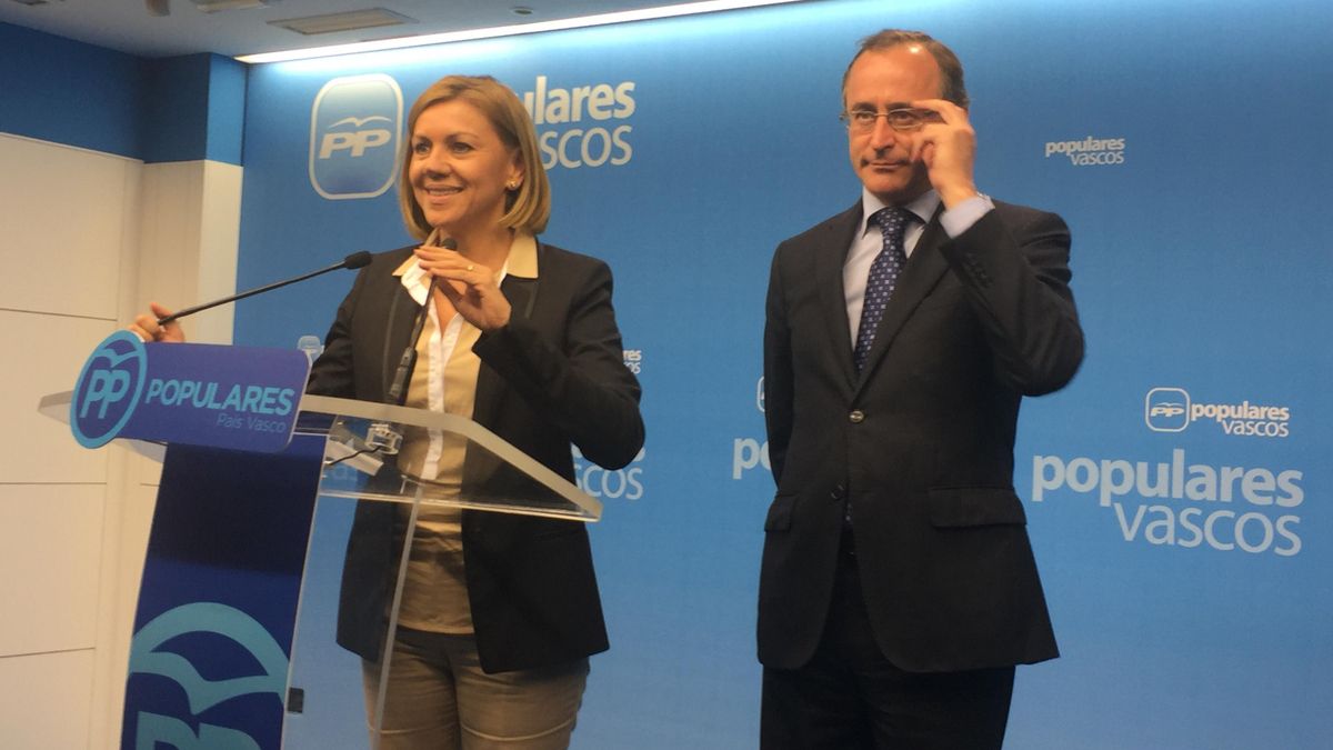 Alfonso Alonso y María Dolores de Cospedal