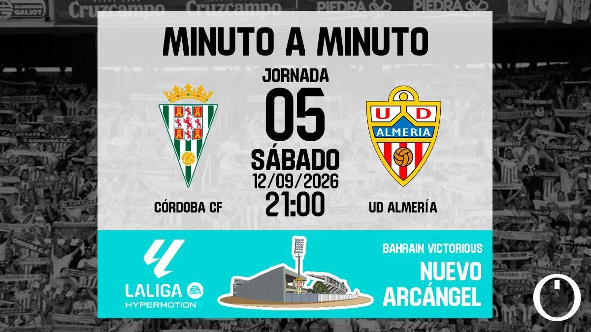 Sigue en directo el Córdoba CF - UD Almería en 'Cordópolis'