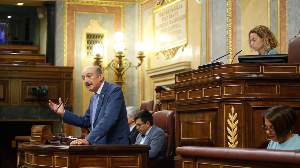 José María Mazón (PRC), durante una intervención en el Congreso de los Diputados. Archivo.