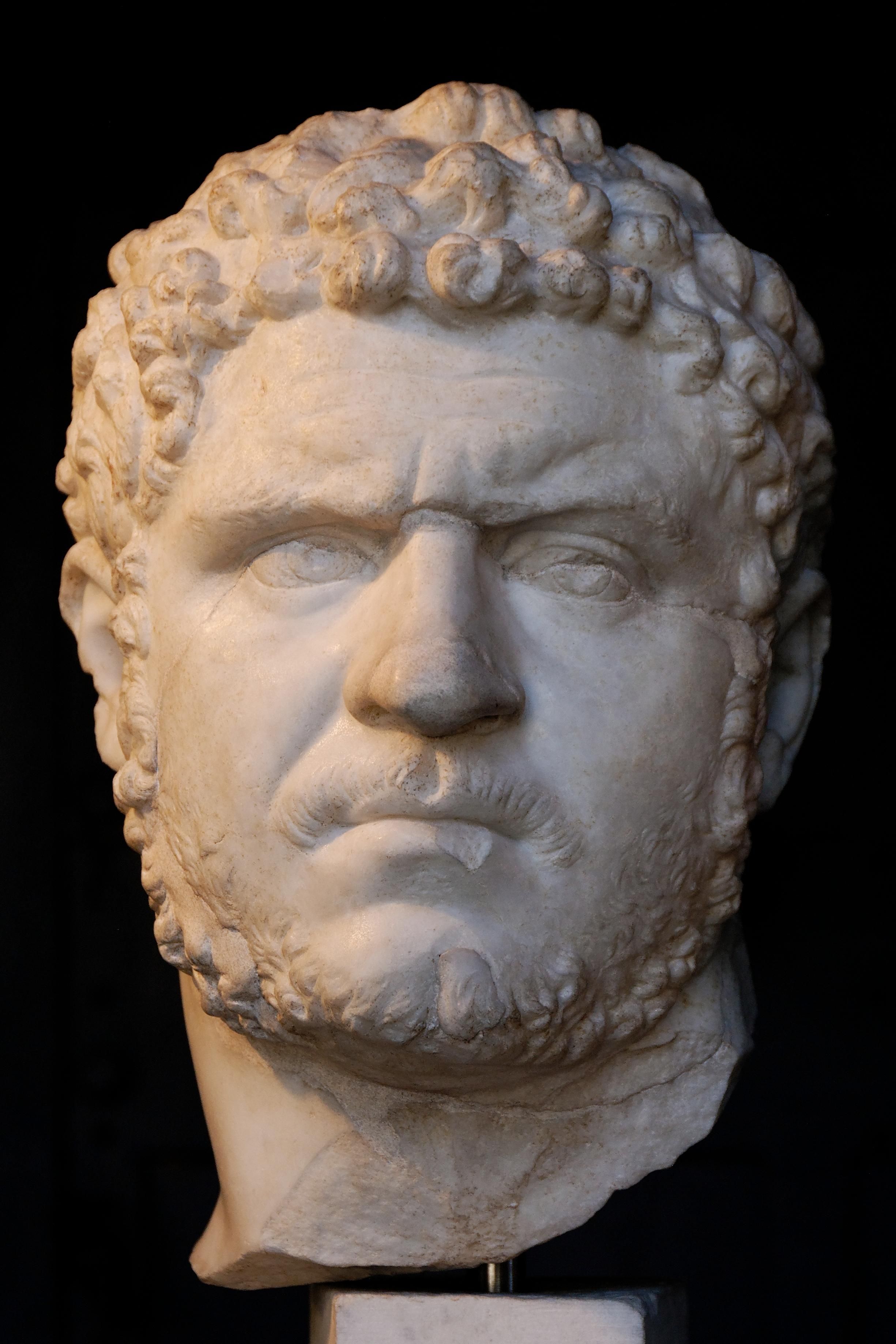 Busto del emperador Caracalla en el Musei Capitolini