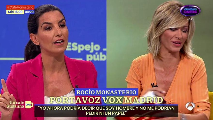 Nuevo choque entre Susanna Griso y Rocío Monasterio, ahora por las leyes LGTBI: "Permítame que me ría"
