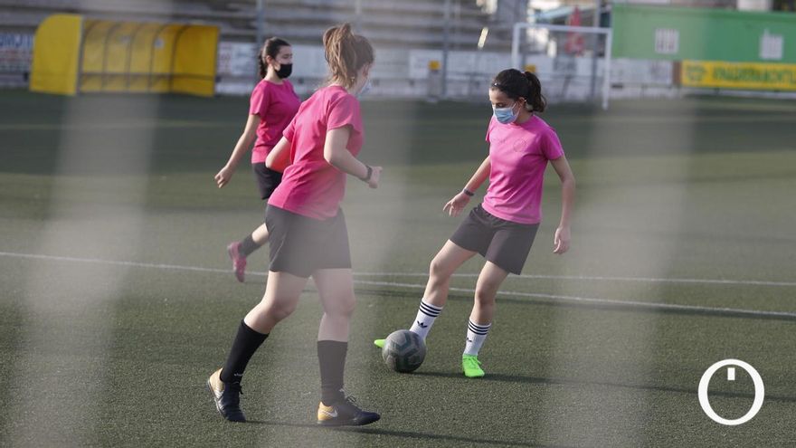 Entrenamiento del equipo Paquillo Moreno de Montilla