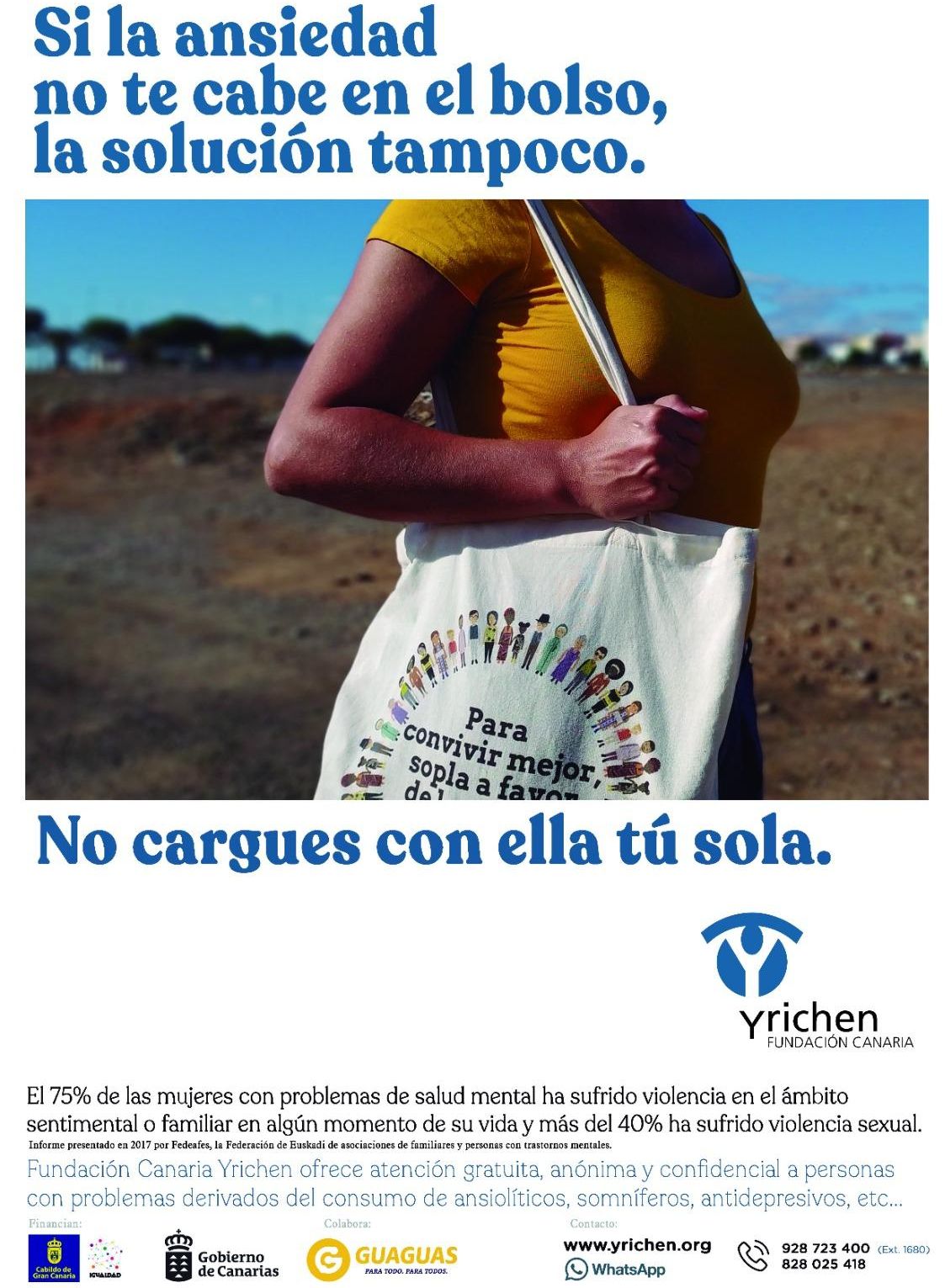 Campaña de Yrichen para visibilizar las adicciones invisibilizadas que sufren las mujeres.