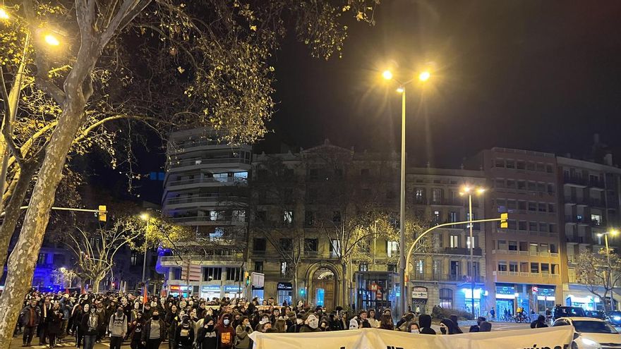 Manifestación en Barcelona contra la infiltración policial