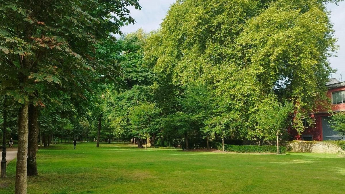 El parque Cristina Enea de Donostia, donde se celebra el festival