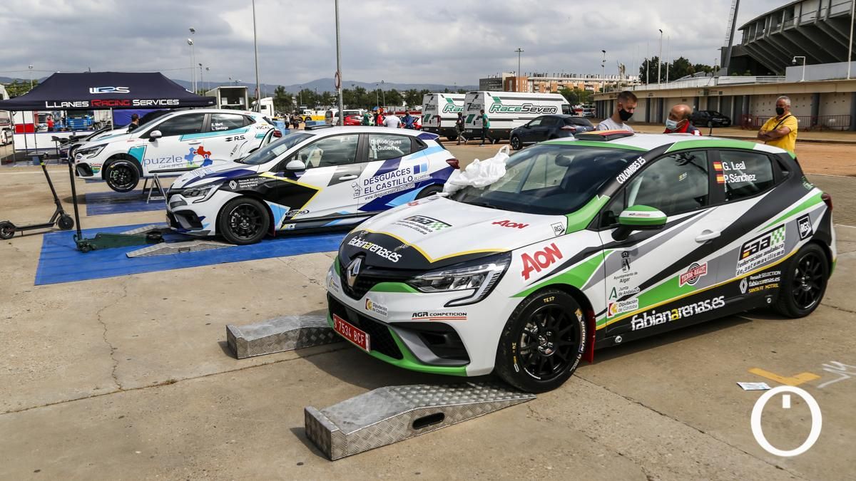 Parque cerrado del XXXVIII Rallye Sierra Morena