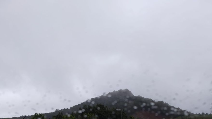 Imagen de archivo de un día de lluvia en Barlovento.