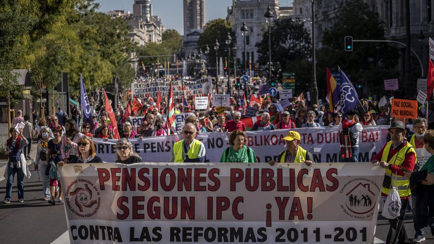 La manifestación en Madrid ha sido la primera de una serie de movilizaciones previstas para este otoño.