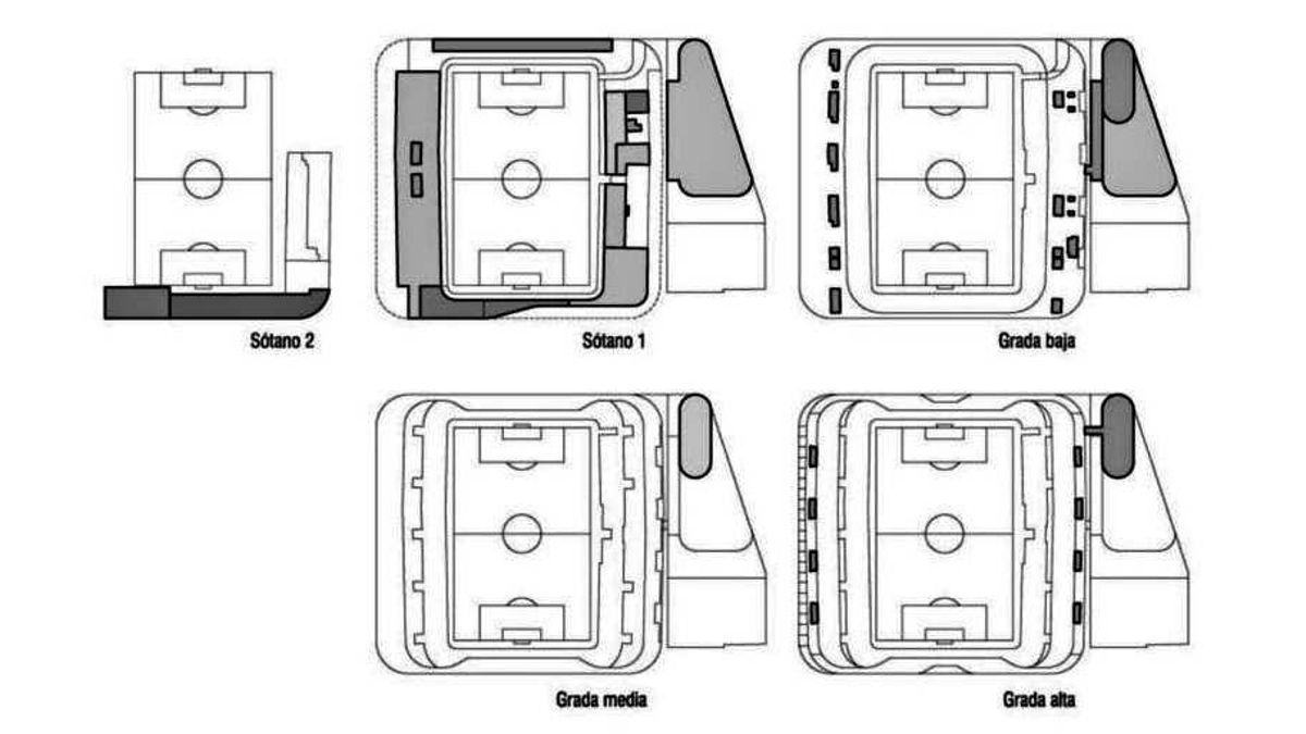 Parking, tiendas, food market y zonas VIP en el Estadio de Vallecas: los detalles sobre la renovación de la sede del Rayo