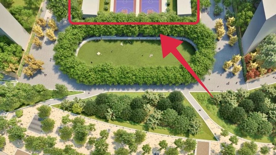 Último cambio en los terrenos de Mahou en Madrid Río: museo de la EMT donde estaban previstos campos deportivos