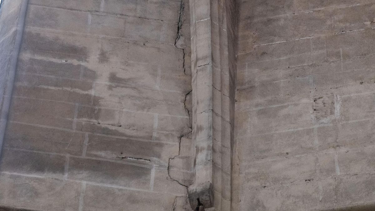 Otra de las grietas analizadas