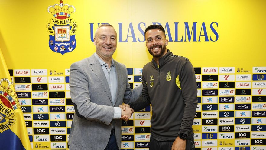 Kirian Rodríguez amplía su contrato con la UD Las Palmas hasta 2028