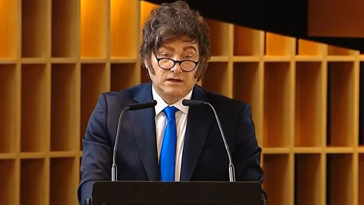 Javier Milei habló en Corporación América