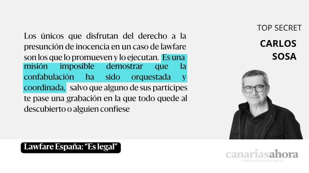 Lawfare España: “Es legal”