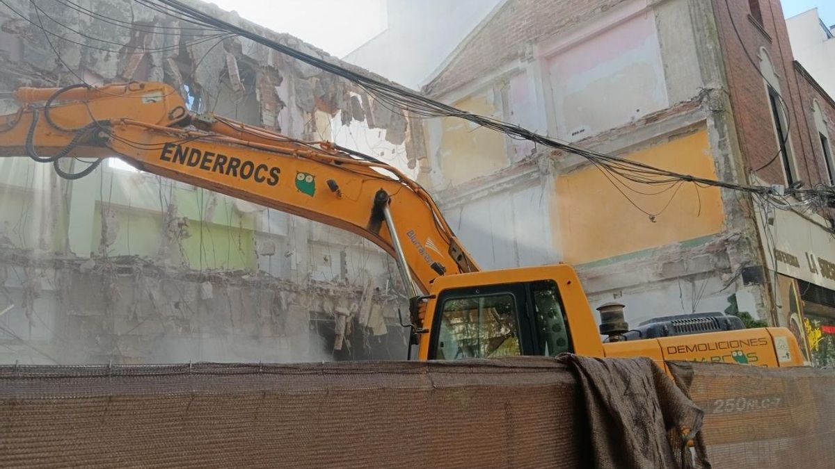 Trabajos de demolición