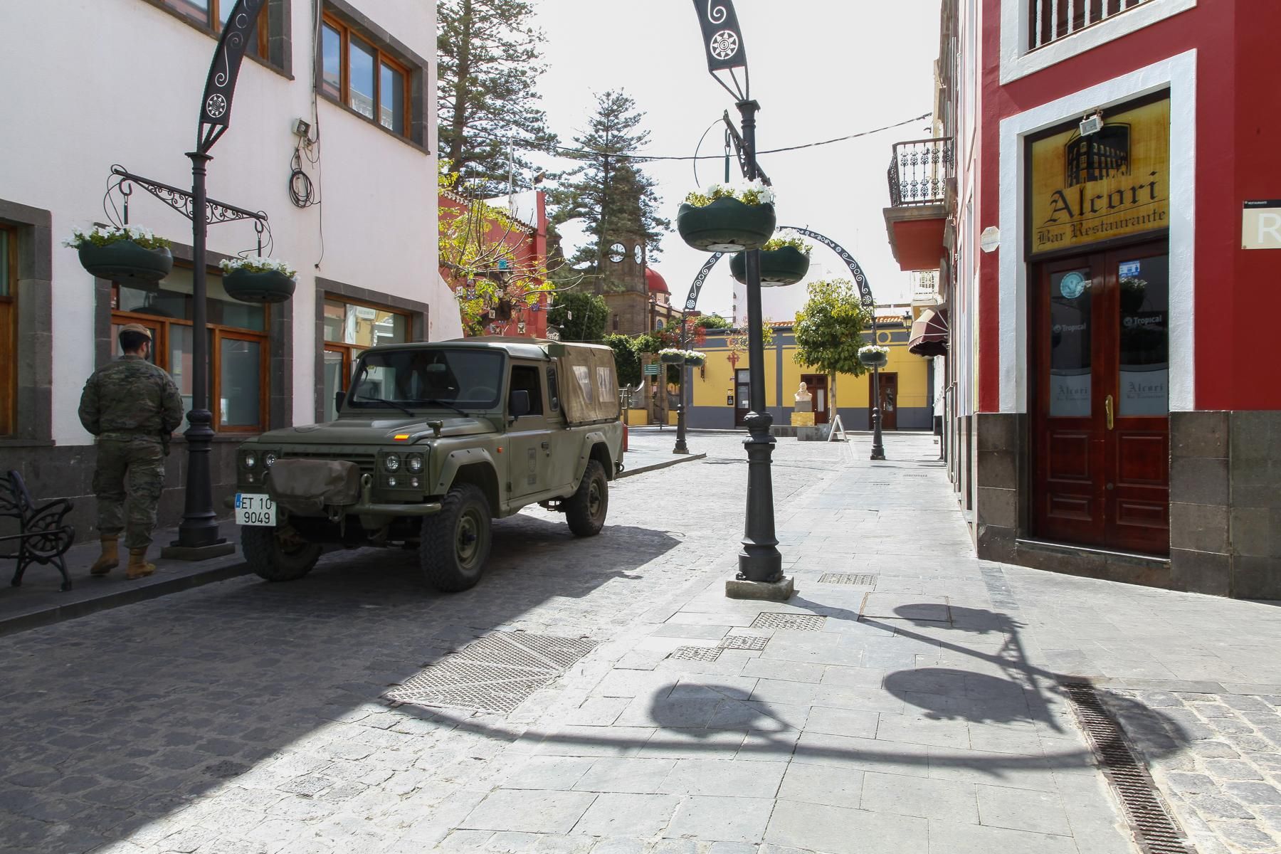 Estado de alarma este miércoles en Gáldar.