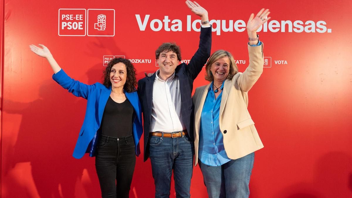 El PSE-EE presenta sus candidatos para las forales y municipales en Bizkaia con la repetición de Laespada y Abete