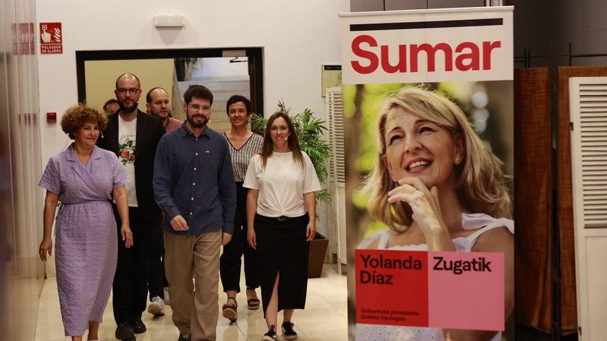 Sumar y Podemos estrenan liderazgos en Euskadi y buscan resetearse tras el batacazo de las autonómicas