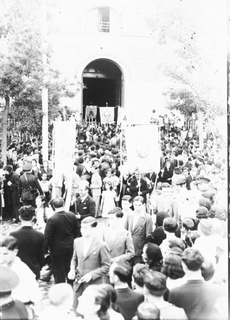 Procesión de la virgen del Carmen 1935 - Santos Yubero - vertical