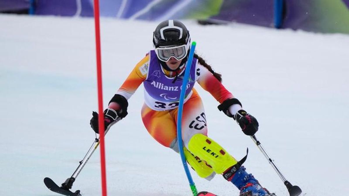 La leonesa María Martín-Granizo hace historia y conquista un diploma en los Juegos Paralímpicos de Invierno