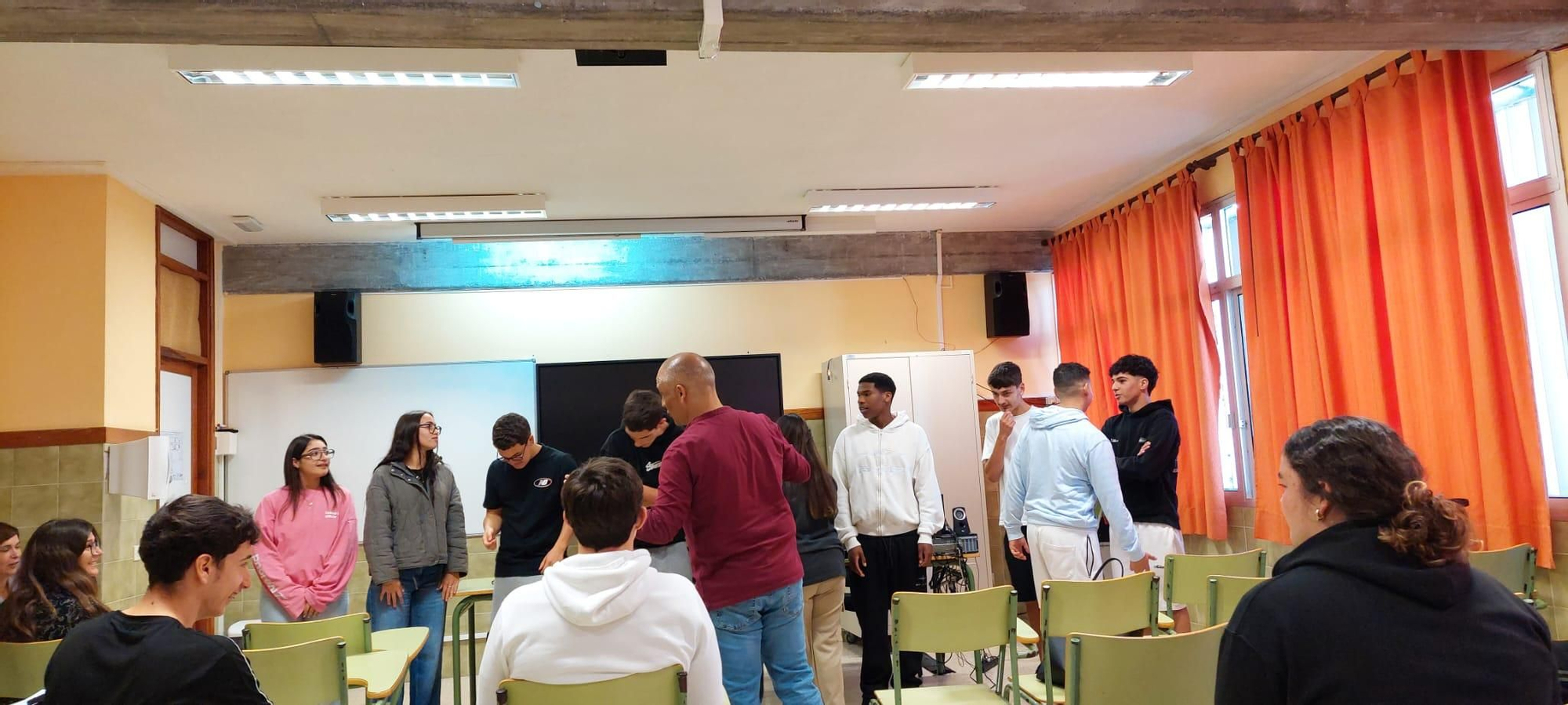 Taller de tradición oral canaria en el IES Villa de Mazo.
