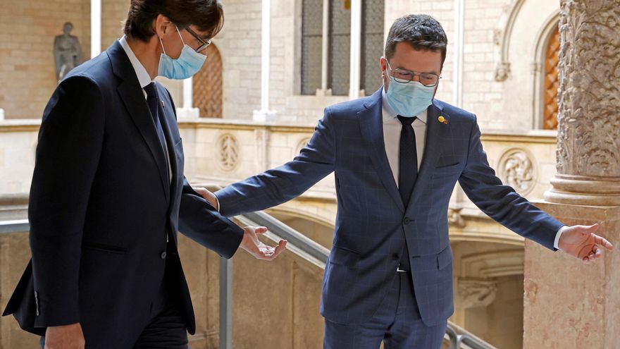 Illa se ofrece para modificar los presupuestos catalanes y Aragonès le reclama ayuda para obtener más déficit